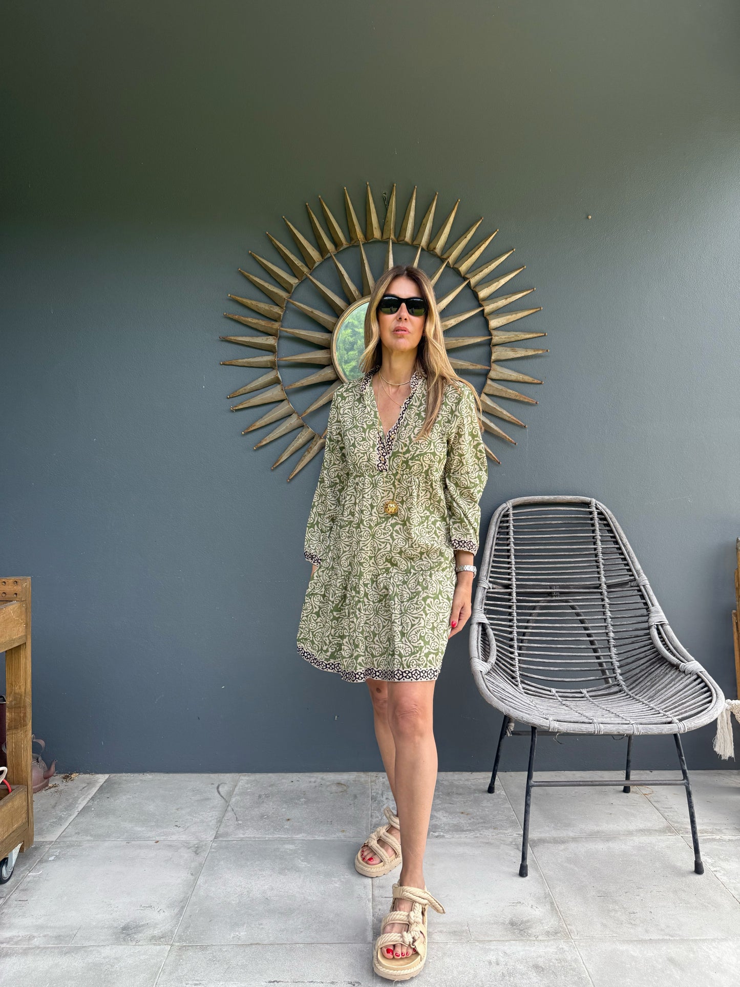 Vestido curto boho