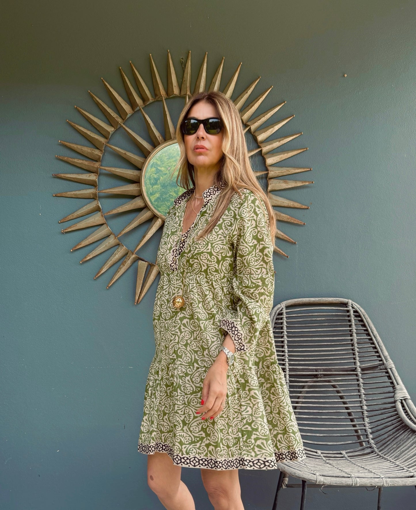 Vestido curto boho