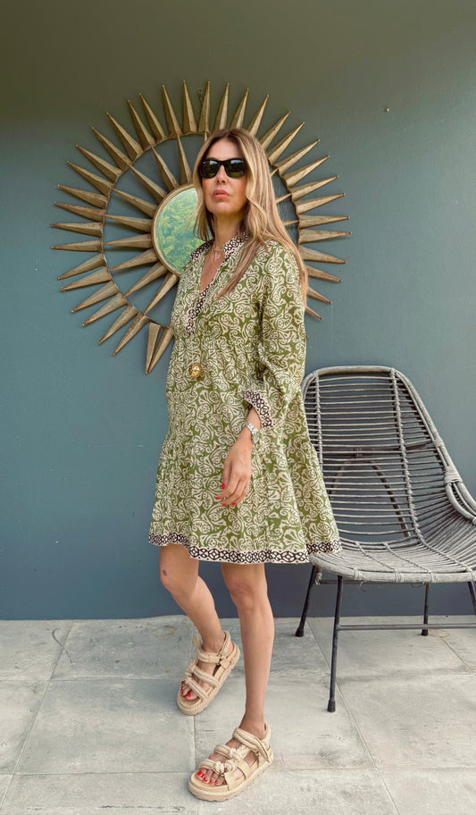 Vestido curto boho