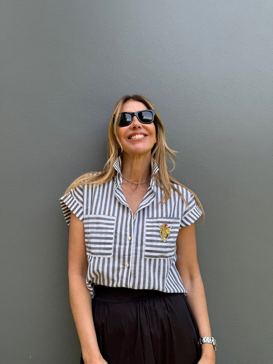 Camisa riscas heart